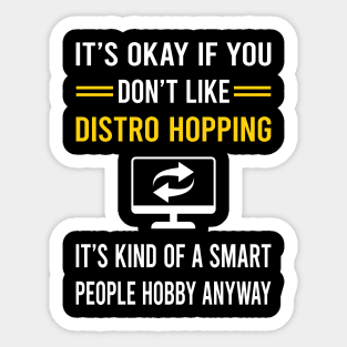 Smart People Hobby Distro Hopping Distrohopper Sticker